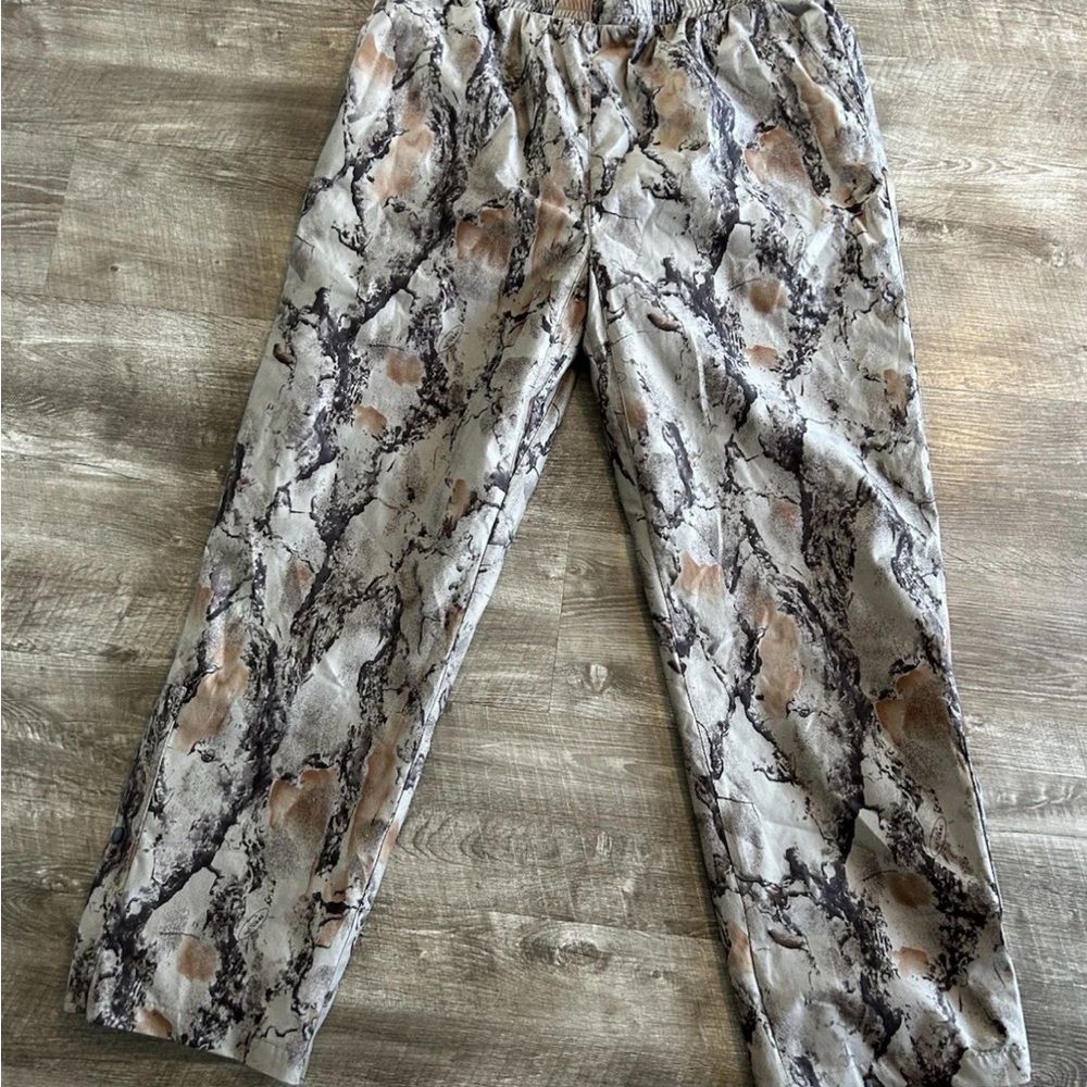 Vintage Sports Afield Natural Camo Pants Mens 2XL Hunting USA Made Lightweight